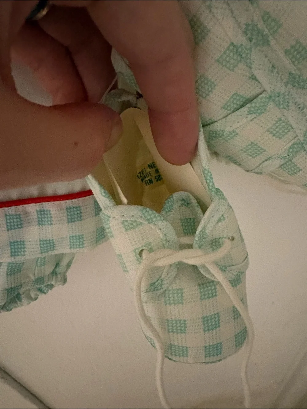Playtogs Vintage Baby Boys' Blue & White Train Set w/ Booties